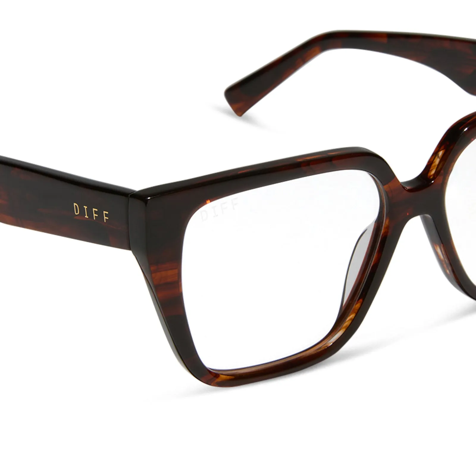 OLIVE - SEQUOIA TORTOISE + PRESCRIPTION GLASSES sold by Diff Eyewear product image thumbnail 4