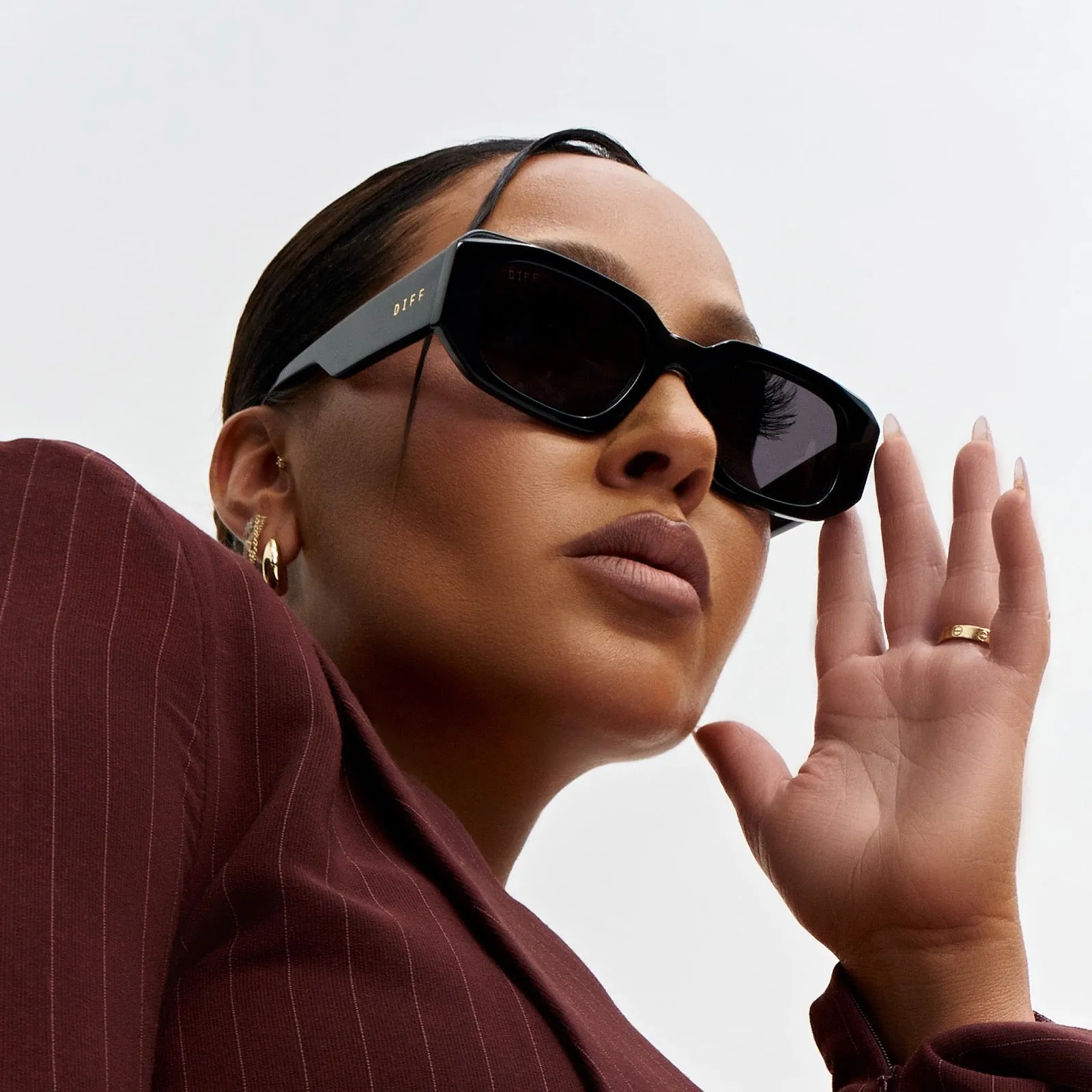 ADRIENNE BAILON - STRUT + BLACK + GREY SUNGLASSES sold by Diff Eyewear product image thumbnail 5