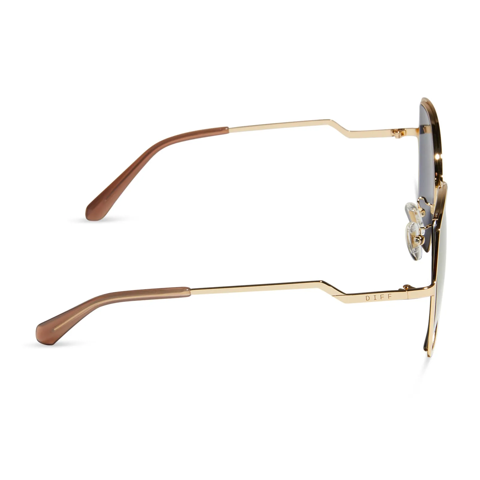 DONNA III - GOLD + GOLD MIRROR + POLARIZED SUNGLASSES sold by Diff Eyewear product image thumbnail 3