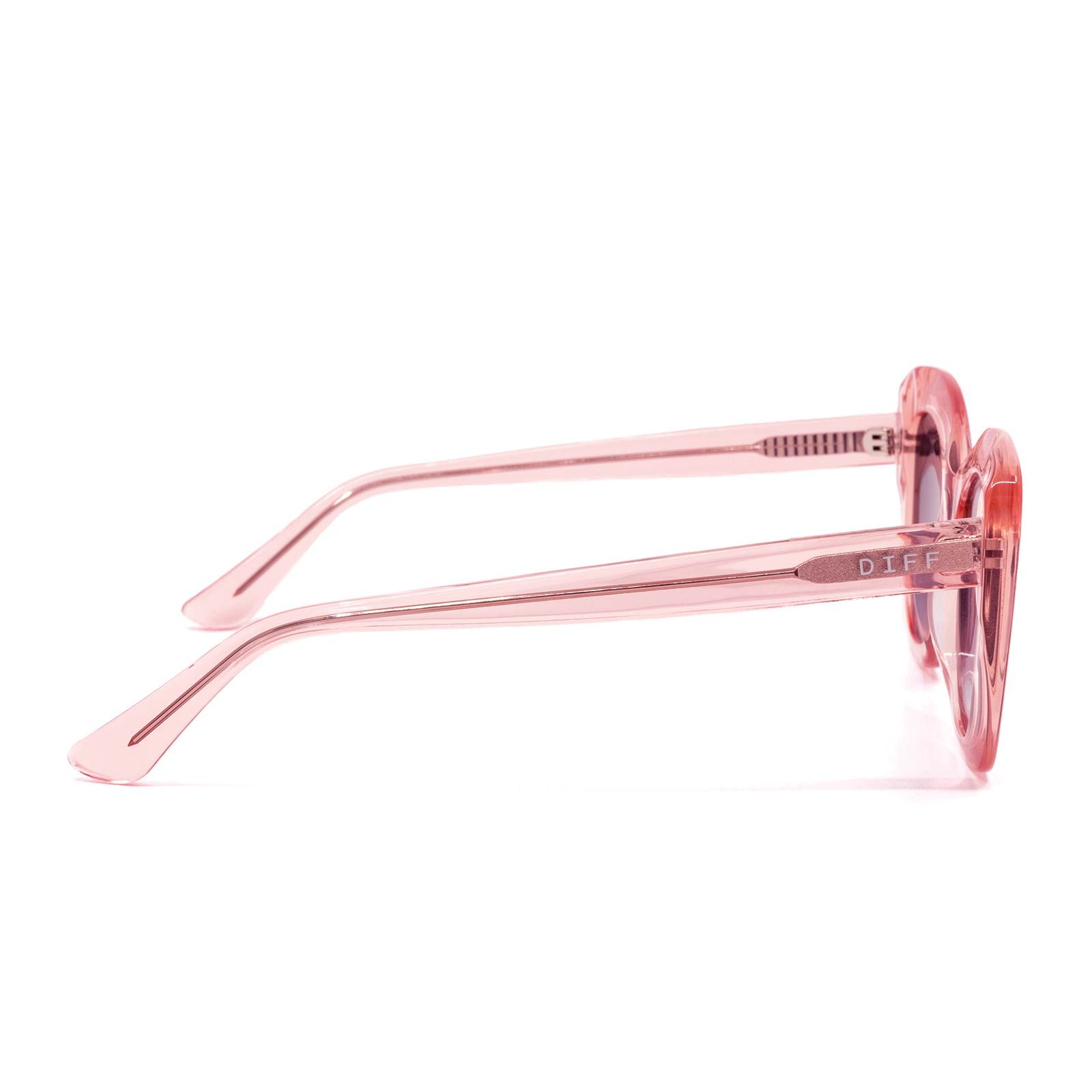 RAVEN - ROSE CRYSTAL + GREY GRADIENT SUNGLASSES sold by Diff Eyewear product image thumbnail 3