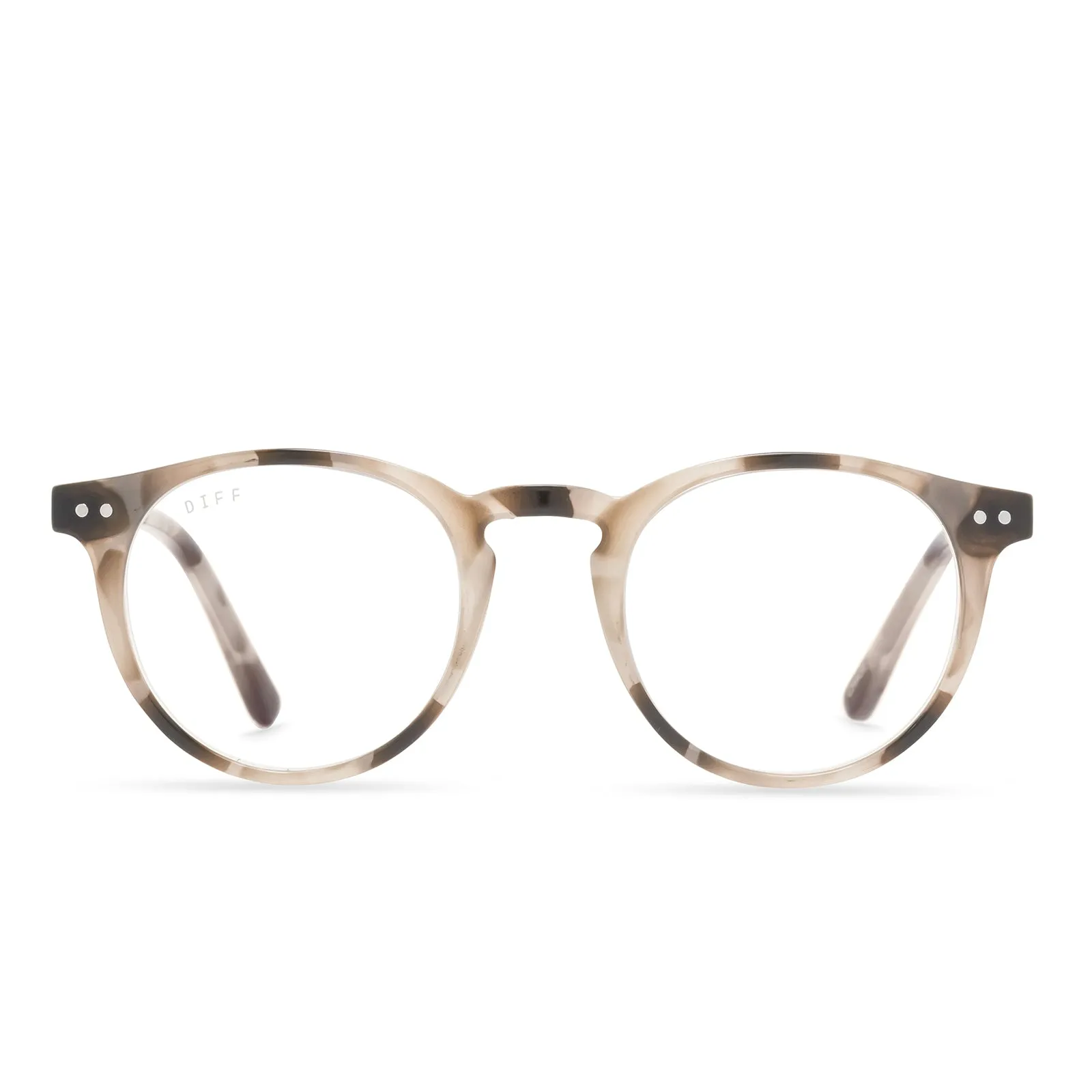 CHASE - CREAM TORTOISE + BLUE LIGHT TECHNOLOGY GLASSES sold by Diff Eyewear