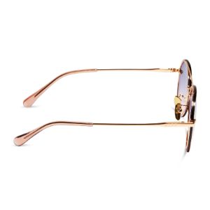 LENOX XS - GOLD + LAVENDER ROSE GRADIENT SUNGLASSES sold by Diff Eyewear