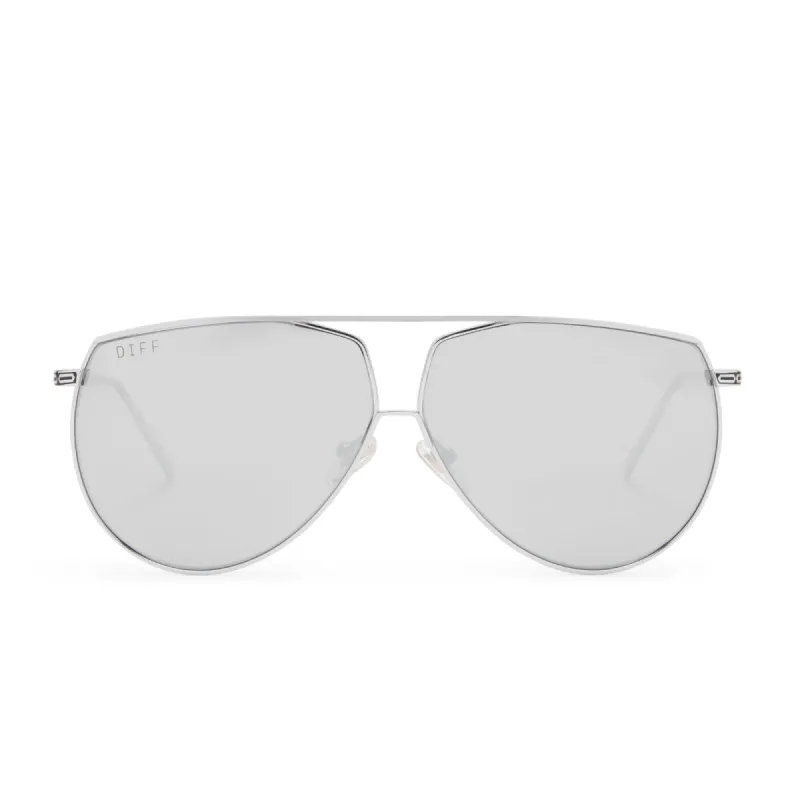 THE MANDALORIAN™ - RAZOR CREST™ GREY + SILVER MIRROR SUNGLASSES sold by Diff Eyewear