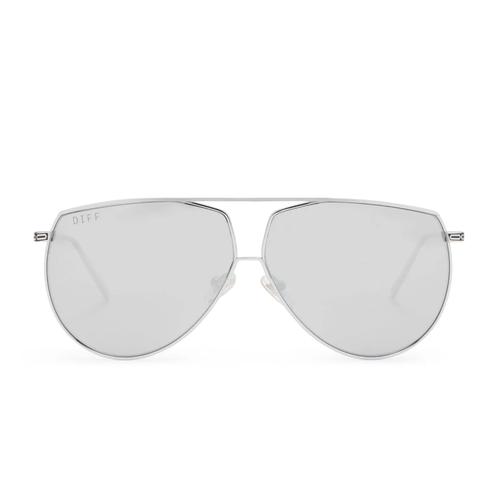 THE MANDALORIAN™ - RAZOR CREST™ GREY + SILVER MIRROR SUNGLASSES sold by Diff Eyewear