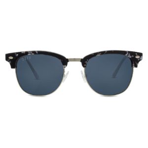 BARRY - BLACK / WHITE + GREY + POLARIZED SUNGLASSES sold by Diff Eyewear