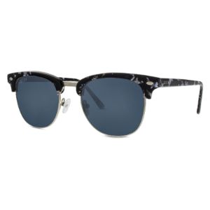 BARRY - BLACK / WHITE + GREY + POLARIZED SUNGLASSES sold by Diff Eyewear