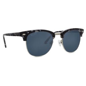 BARRY - BLACK / WHITE + GREY + POLARIZED SUNGLASSES sold by Diff Eyewear