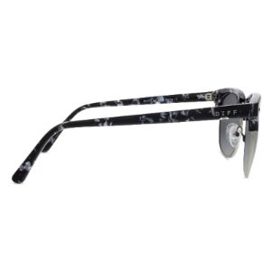 BARRY - BLACK / WHITE + GREY + POLARIZED SUNGLASSES sold by Diff Eyewear