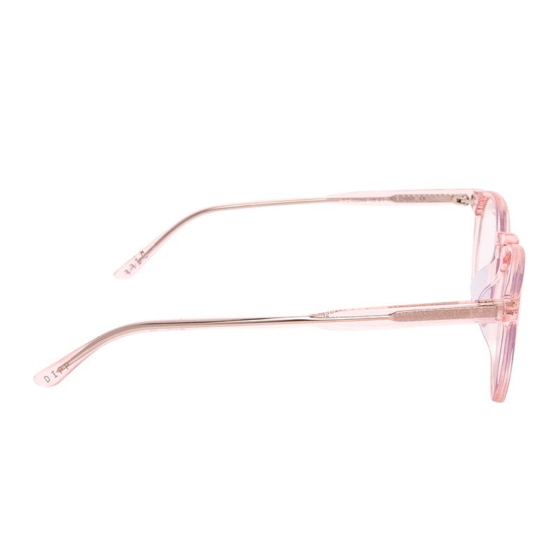 SAWYER - ROSE CRYSTAL + BLUE LIGHT TECHNOLOGY CLEAR GLASSES sold by Diff Eyewear product image thumbnail 3