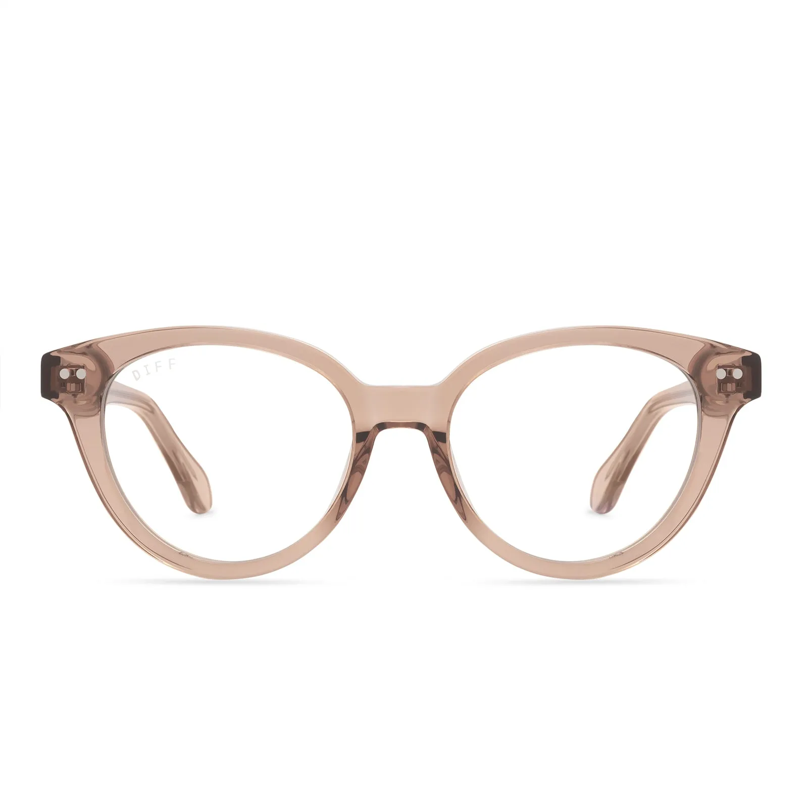 CARLY - CAFÉ OLE + BLUE LIGHT TECHNOLOGY GLASSES sold by Diff Eyewear