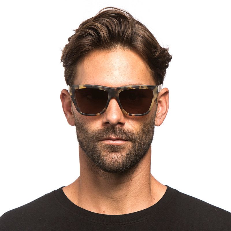 HARPER - MATTE MOSS HAVANA + BROWN GRADIENT + POLARIZED SUNGLASSES sold by Diff Eyewear product image thumbnail 5