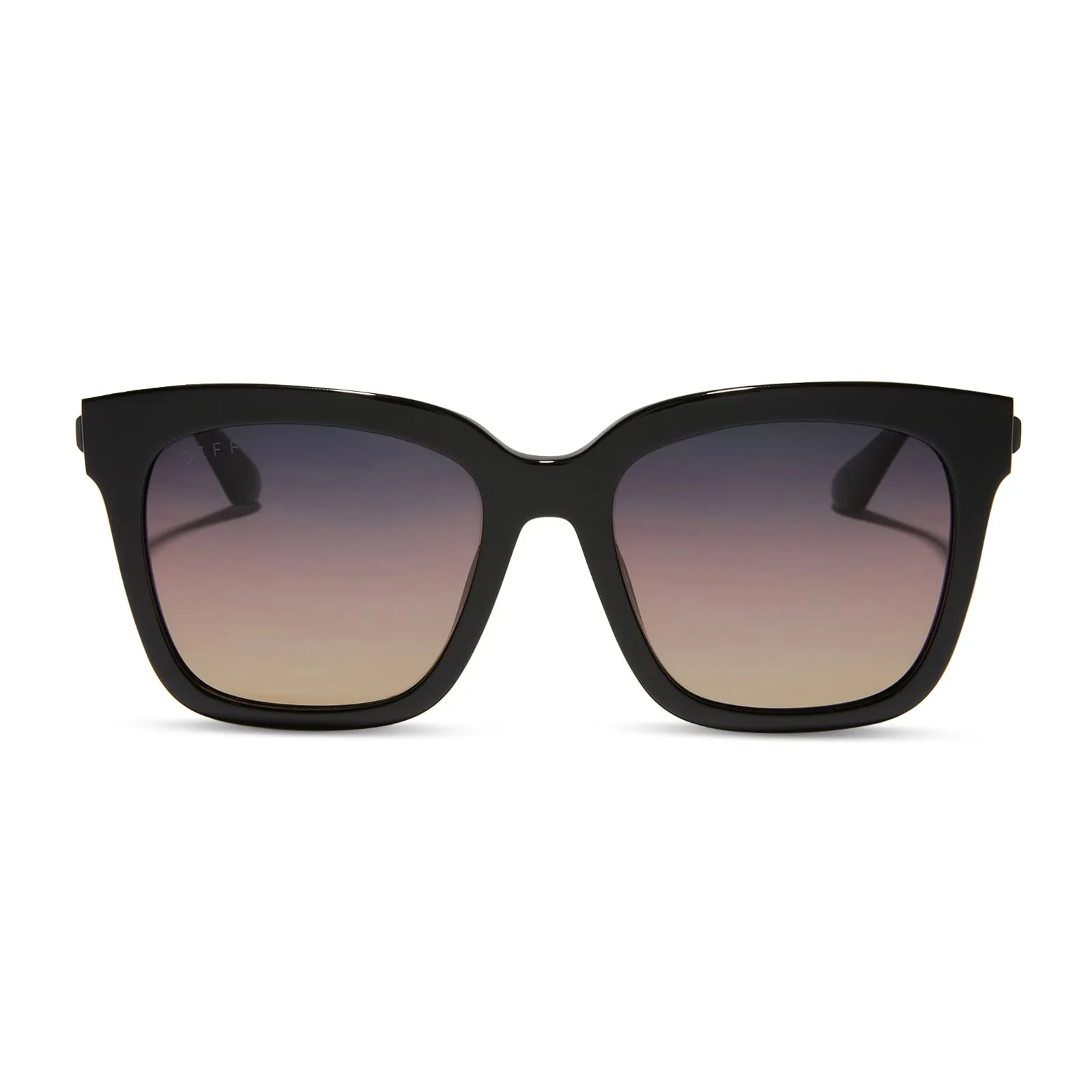 BELLA - BLACK + TWILIGHT GRADIENT + POLARIZED SUNGLASSES sold by Diff Eyewear