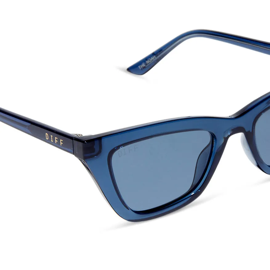 MADI NELSON - THE NOAH + TRANSPARENT NAVY BLUE + NAVY BLUE + POLARIZED SUNGLASSES sold by Diff Eyewear product image thumbnail 4
