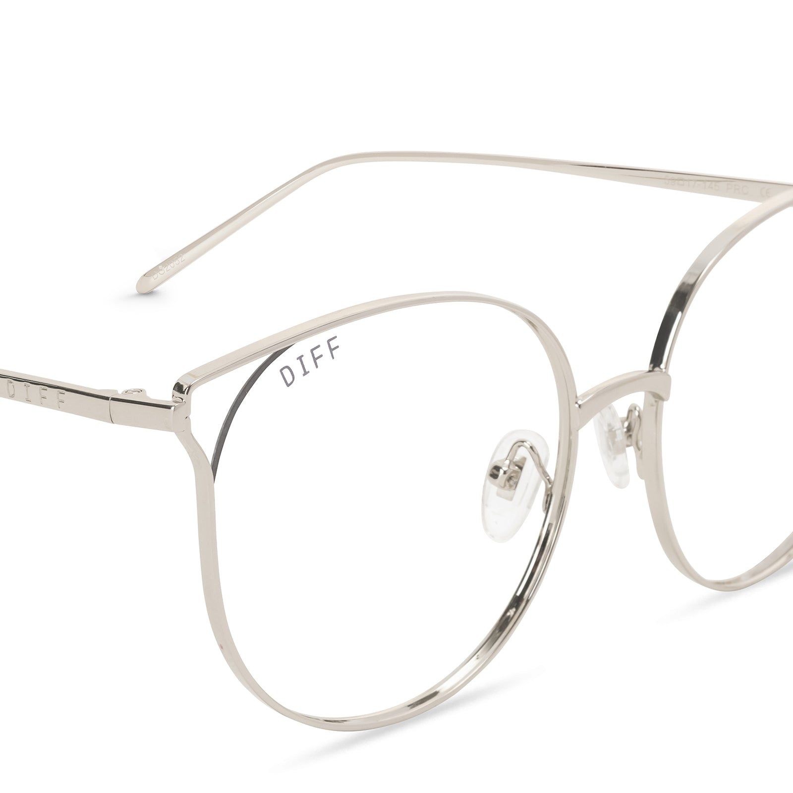 RORY - SILVER + BLUE LIGHT TECHNOLOGY GLASSES sold by Diff Eyewear product image thumbnail 3