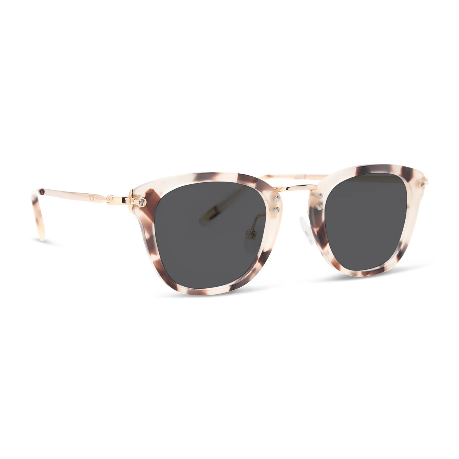 RUE - CREAM TORTOISE + GREY SUNGLASSES sold by Diff Eyewear product image thumbnail 2