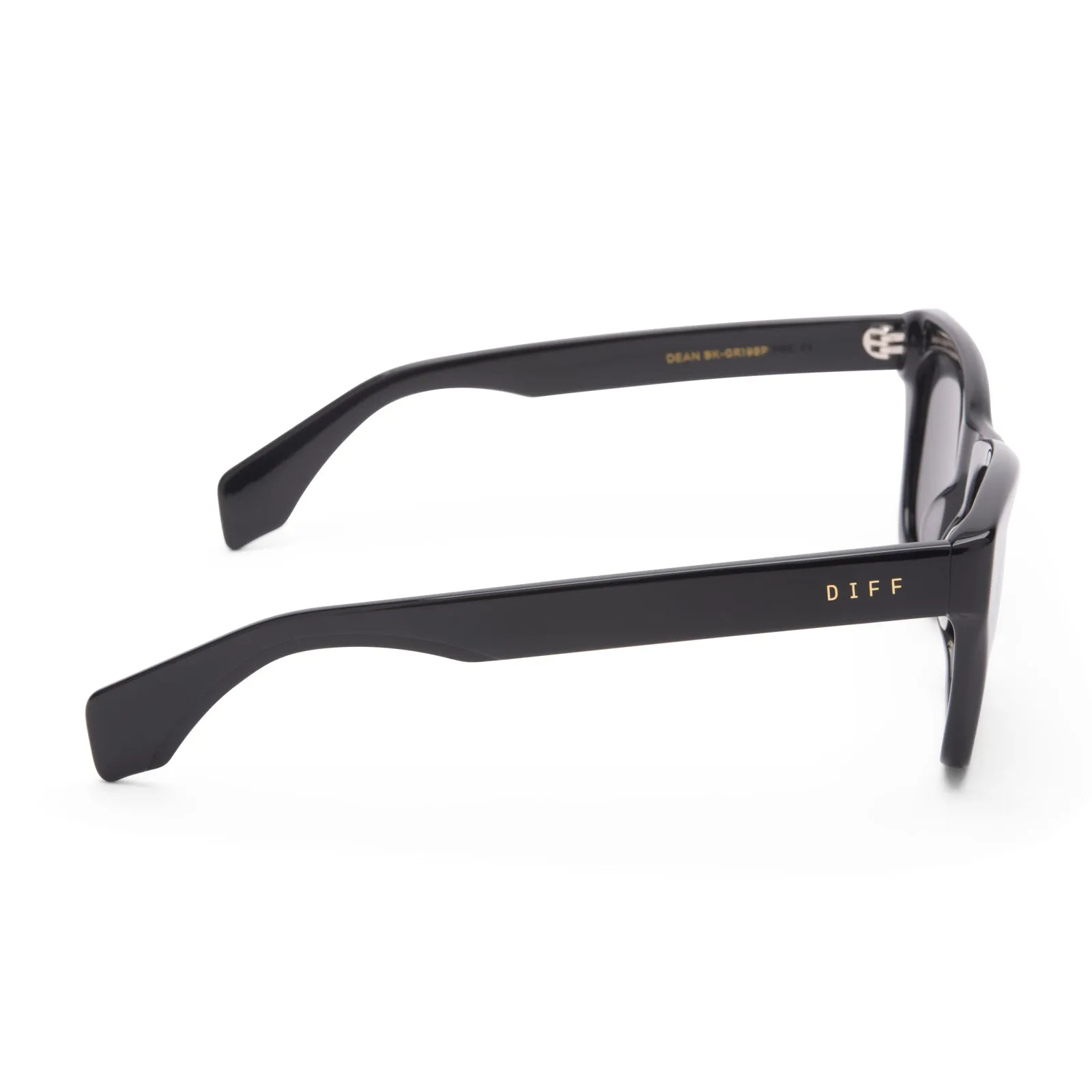 DEAN - BLACK + GREY POLARIZED SUNGLASSES sold by Diff Eyewear product image thumbnail 4
