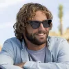 DEAN - BLACK + GREY POLARIZED SUNGLASSES sold by Diff Eyewear