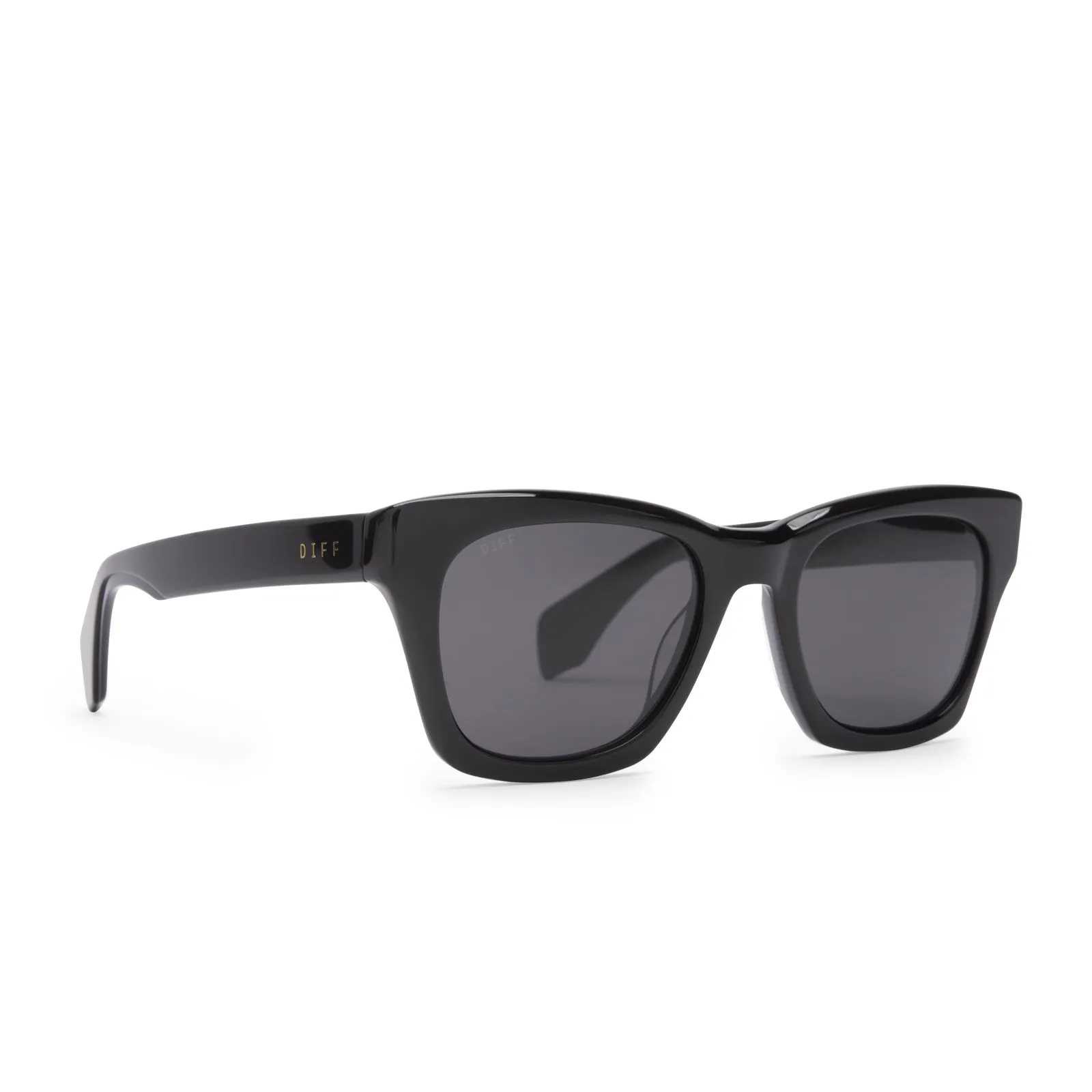 DEAN - BLACK + GREY POLARIZED SUNGLASSES sold by Diff Eyewear product image thumbnail 2