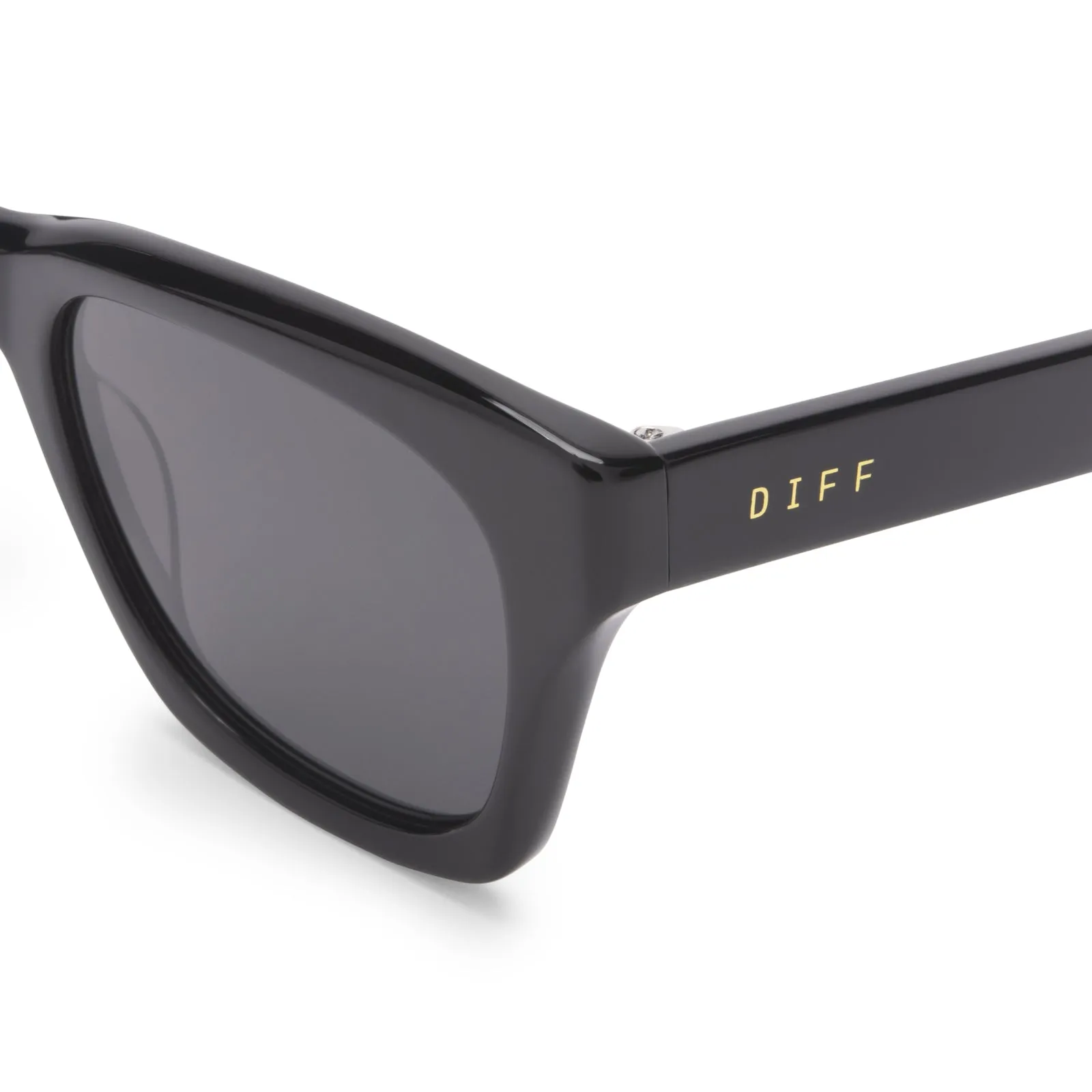DEAN - BLACK + GREY POLARIZED SUNGLASSES sold by Diff Eyewear product image thumbnail 3