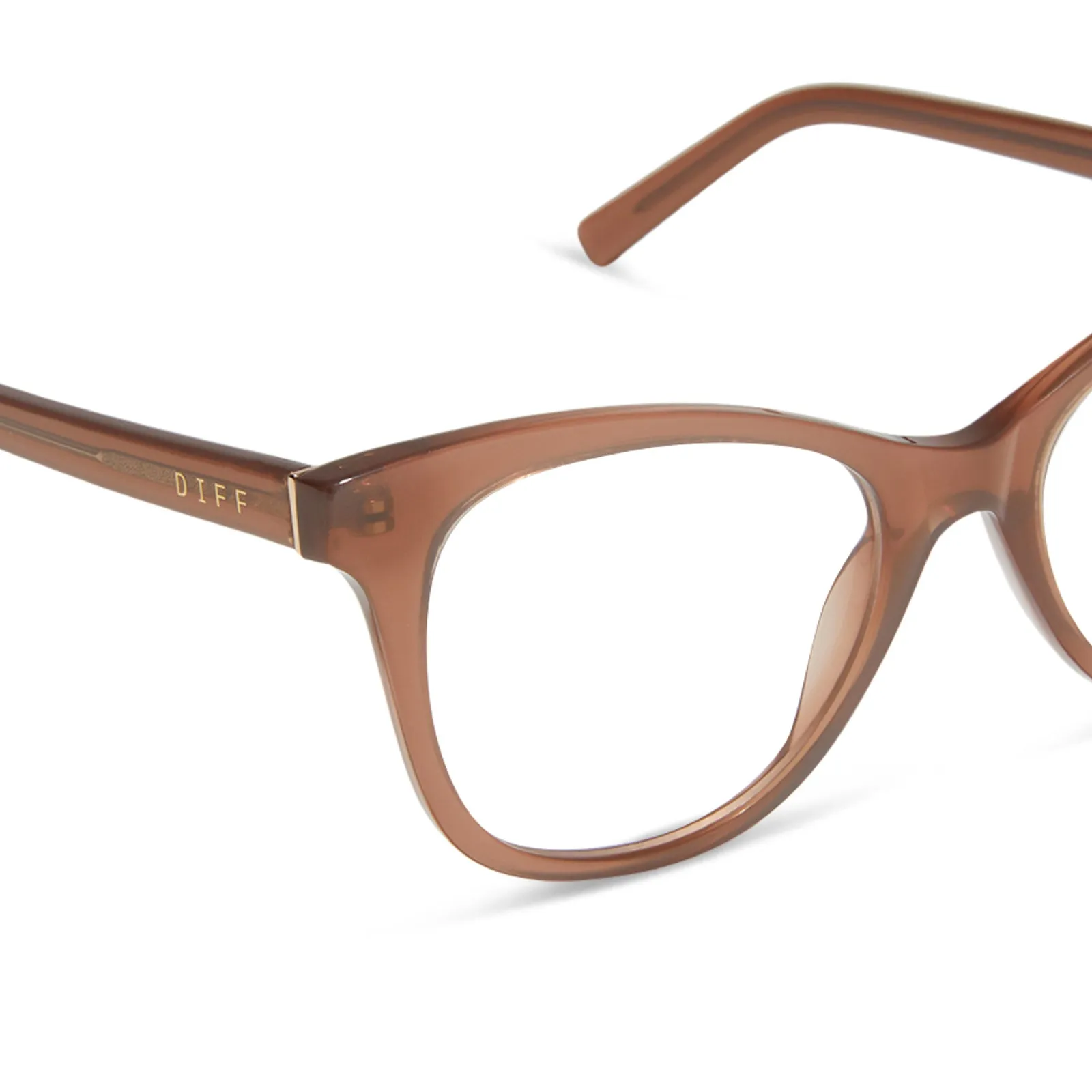 CARINA - MACCHIATO + GLASSES sold by Diff Eyewear product image thumbnail 4
