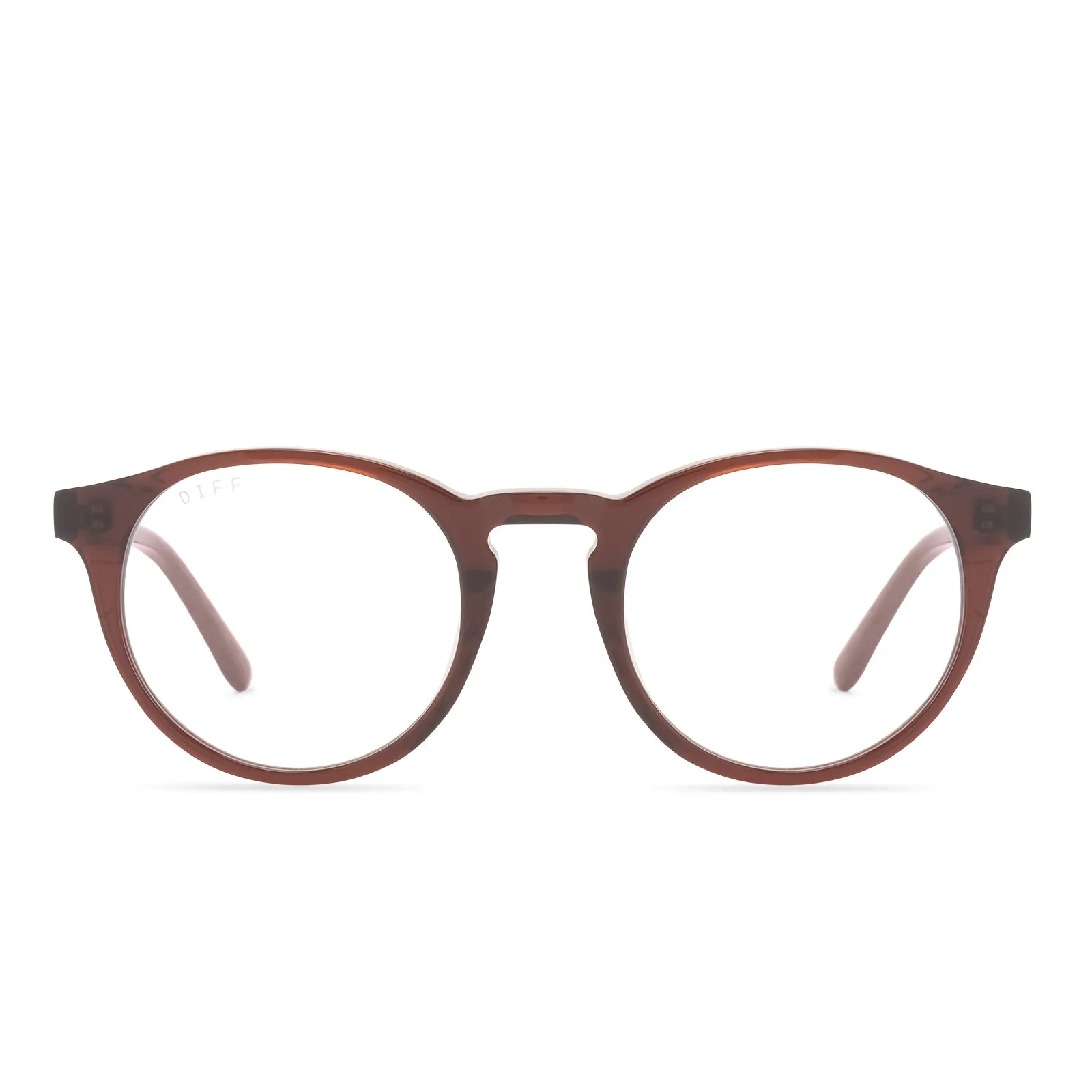 SAWYER - CHESTNUT CRYSTAL + PRESCRIPTION GLASSES sold by Diff Eyewear