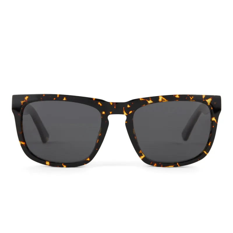 JAKE - FIERY TORTOISE + GREY + POLARIZED SUNGLASSES sold by Diff Eyewear