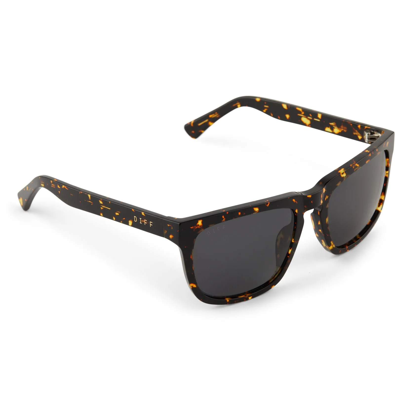 JAKE - FIERY TORTOISE + GREY + POLARIZED SUNGLASSES sold by Diff Eyewear product image thumbnail 4