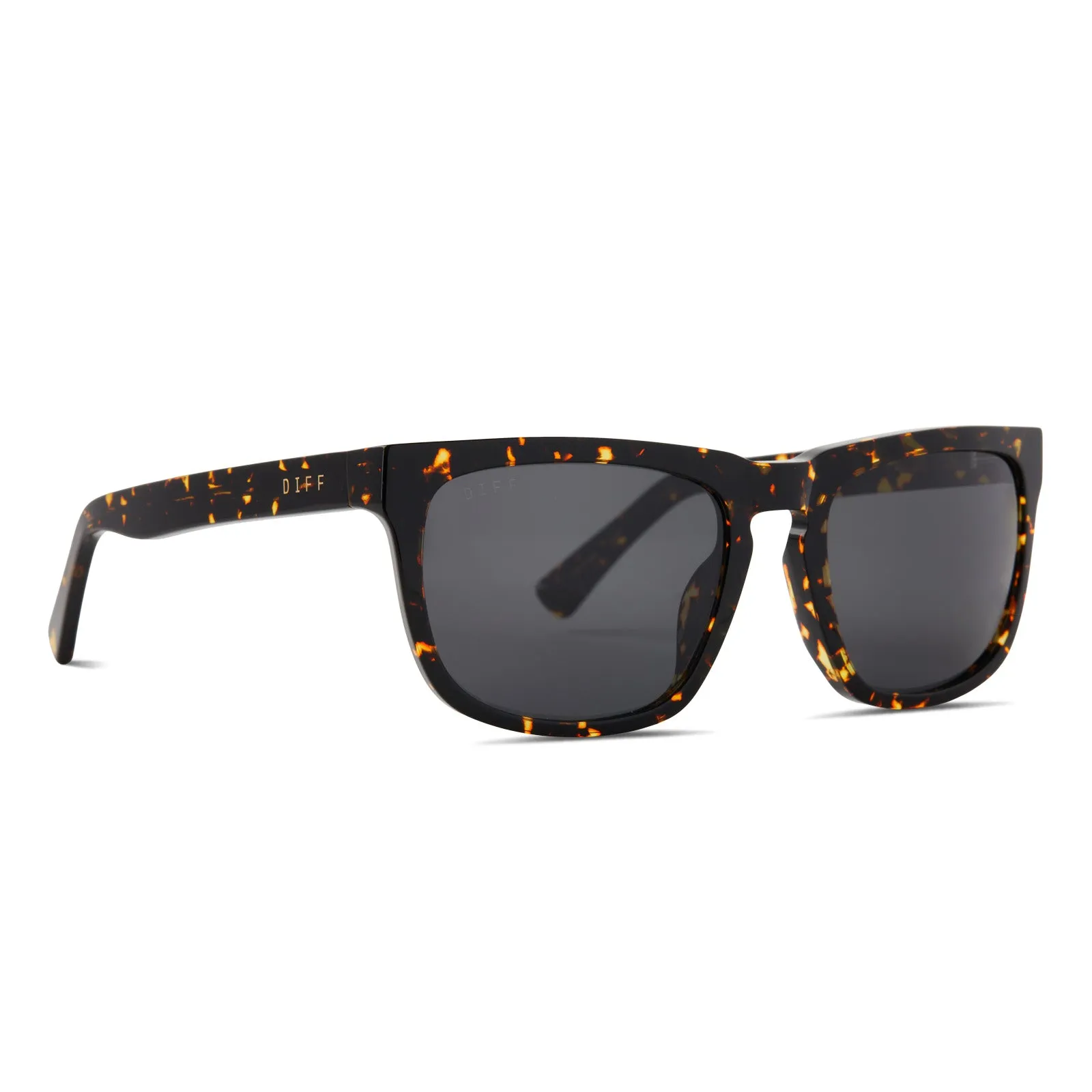 JAKE - FIERY TORTOISE + GREY + POLARIZED SUNGLASSES sold by Diff Eyewear product image thumbnail 2