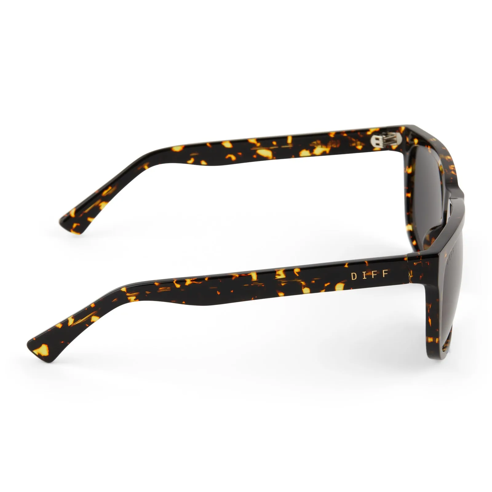 JAKE - FIERY TORTOISE + GREY + POLARIZED SUNGLASSES sold by Diff Eyewear product image thumbnail 3