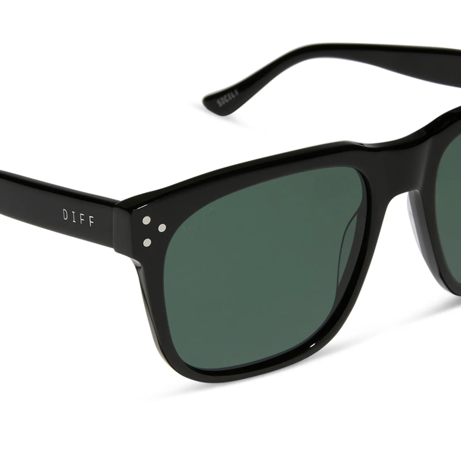 SICILY - BLACK + GREY SUNGLASSES sold by Diff Eyewear product image thumbnail 4