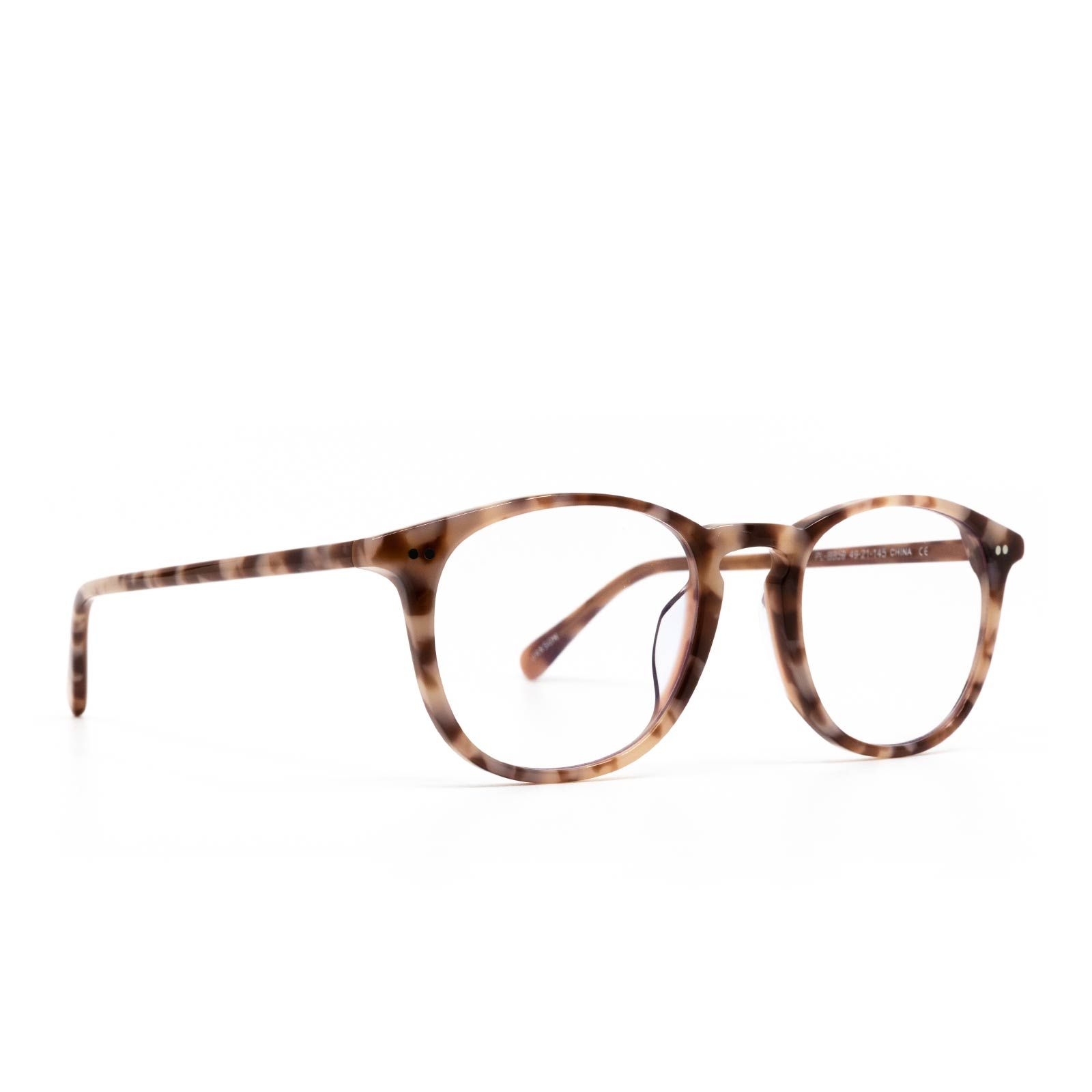 JAXSON - PLUM TORTOISE + BLUE LIGHT TECHNOLOGY CLEAR GLASSES sold by Diff Eyewear product image thumbnail 2