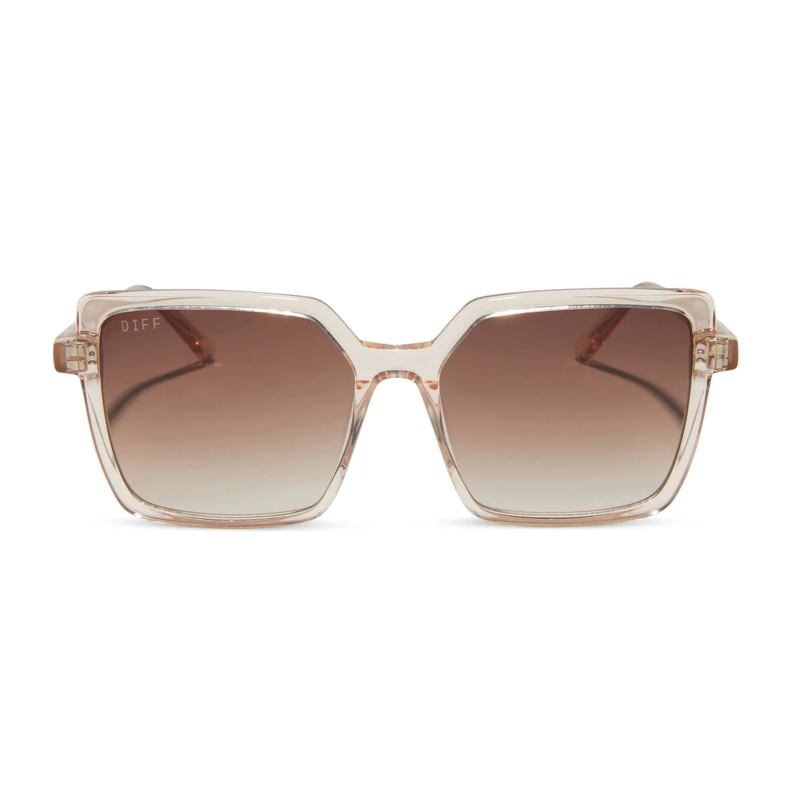 ESME - VINTAGE ROSE CRYSTAL + BROWN GRADIENT SUNGLASSES sold by Diff Eyewear
