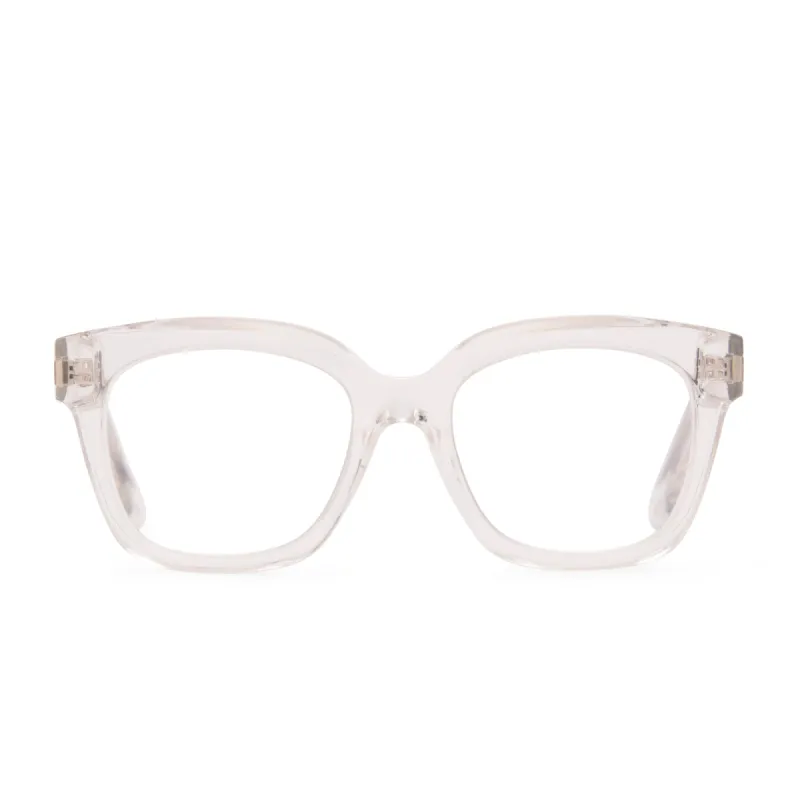 AVA - CLEAR CRYSTAL + BLUE LIGHT READER sold by Diff Eyewear