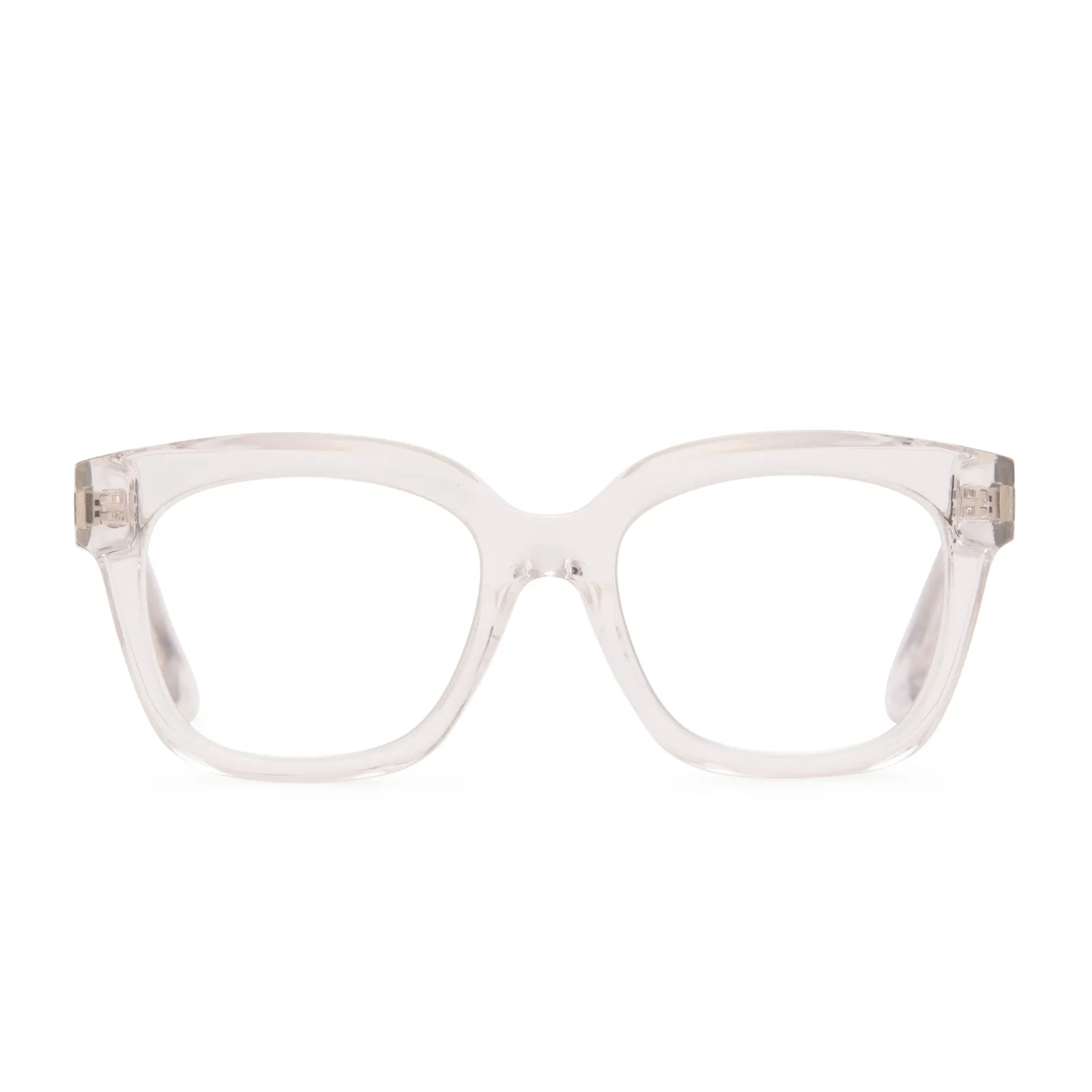 AVA - CLEAR CRYSTAL + BLUE LIGHT READER sold by Diff Eyewear