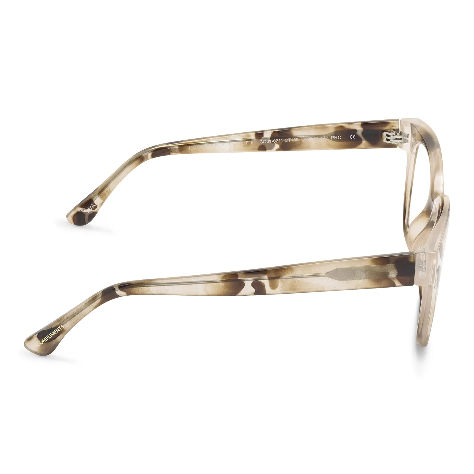 AVA - CREAM TORTOISE + BLUE LIGHT TECHNOLOGY GLASSES sold by Diff Eyewear product image thumbnail 3