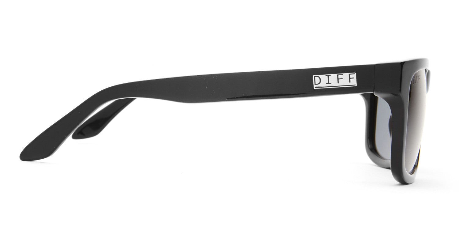 RILEY - BLACK FRAME - POLARIZED GREY LENS SUNGLASSES sold by Diff Eyewear product image thumbnail 2