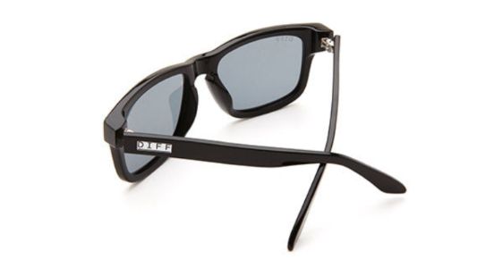 RILEY - BLACK FRAME - POLARIZED GREY LENS SUNGLASSES sold by Diff Eyewear