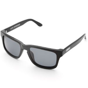 RILEY - BLACK FRAME - POLARIZED GREY LENS SUNGLASSES sold by Diff Eyewear