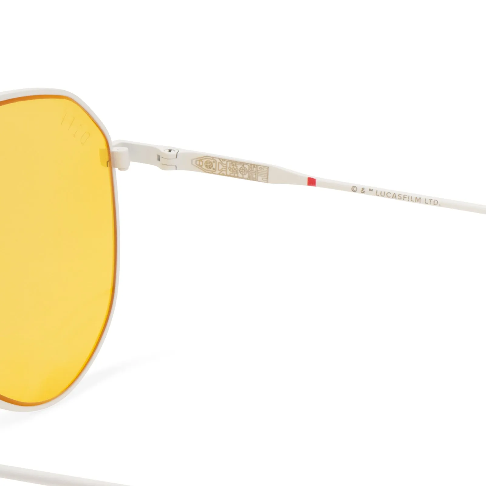 LUKE SKYWALKER™ X-WING™ STARFIGHTER - ALLIANCE WHITE + STARFIGHTER YELLOW SUNGLASSES sold by Diff Eyewear product image thumbnail 4