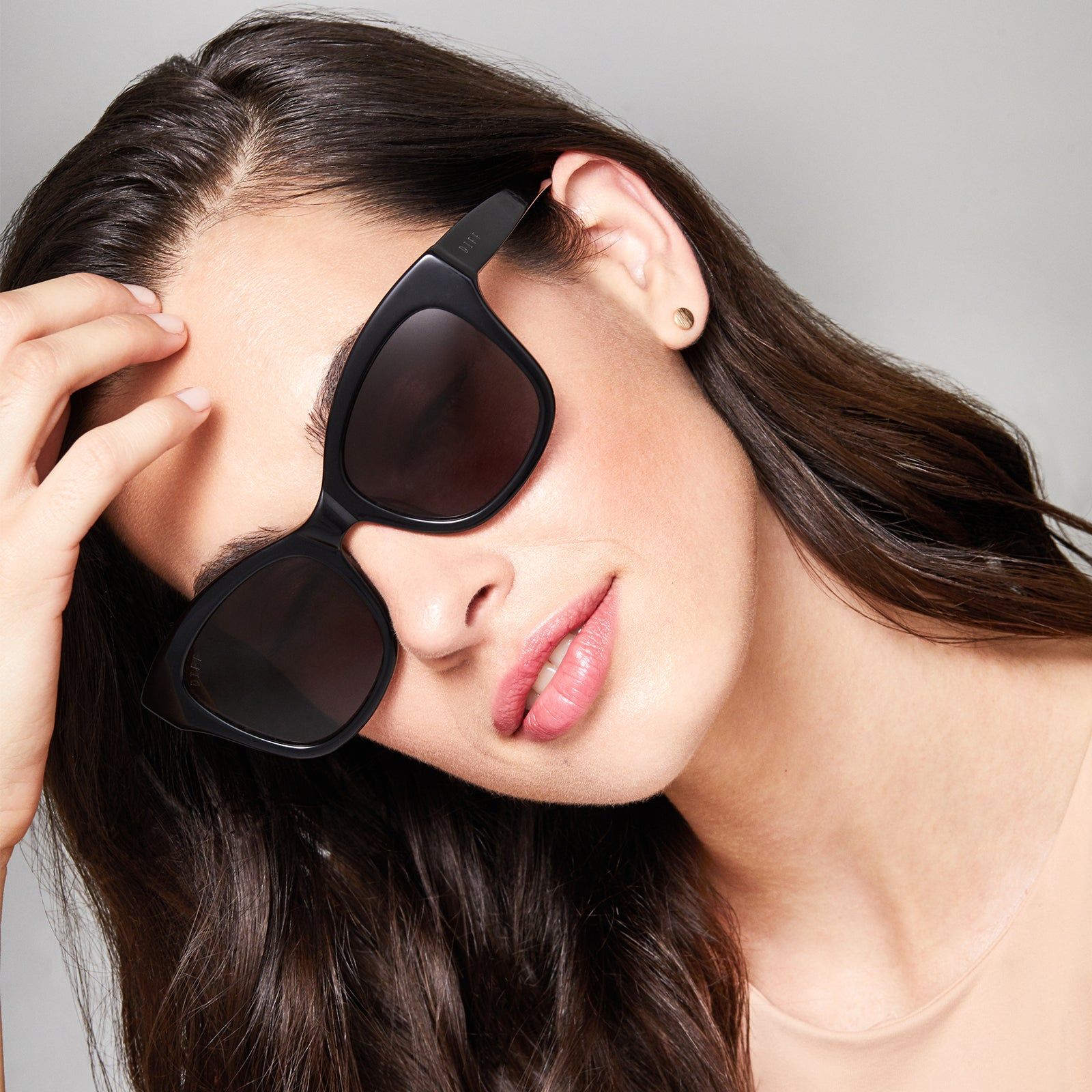 SKYLAR - BLACK + GREY + POLARIZED SUNGLASSES sold by Diff Eyewear product image thumbnail 5