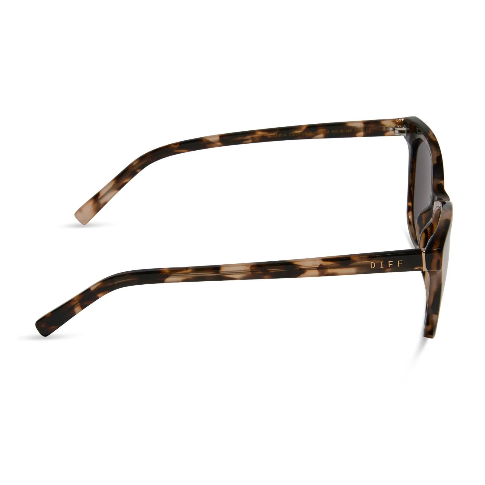 CARINA - HIMALAYAN TORTOISE + SUNSET MIRROR SUNGLASSES sold by Diff Eyewear product image thumbnail 3