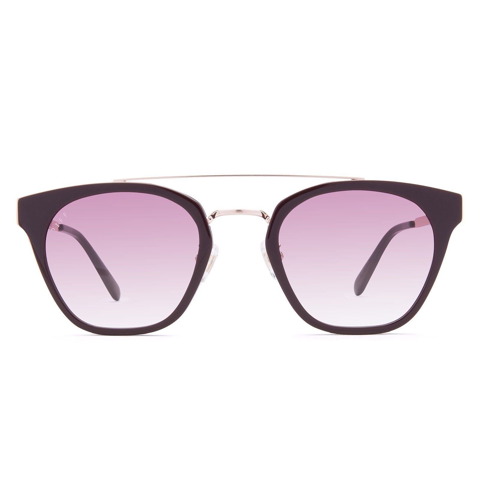 EMERY - CLARET + WINE GRADIENT SUNGLASSES sold by Diff Eyewear