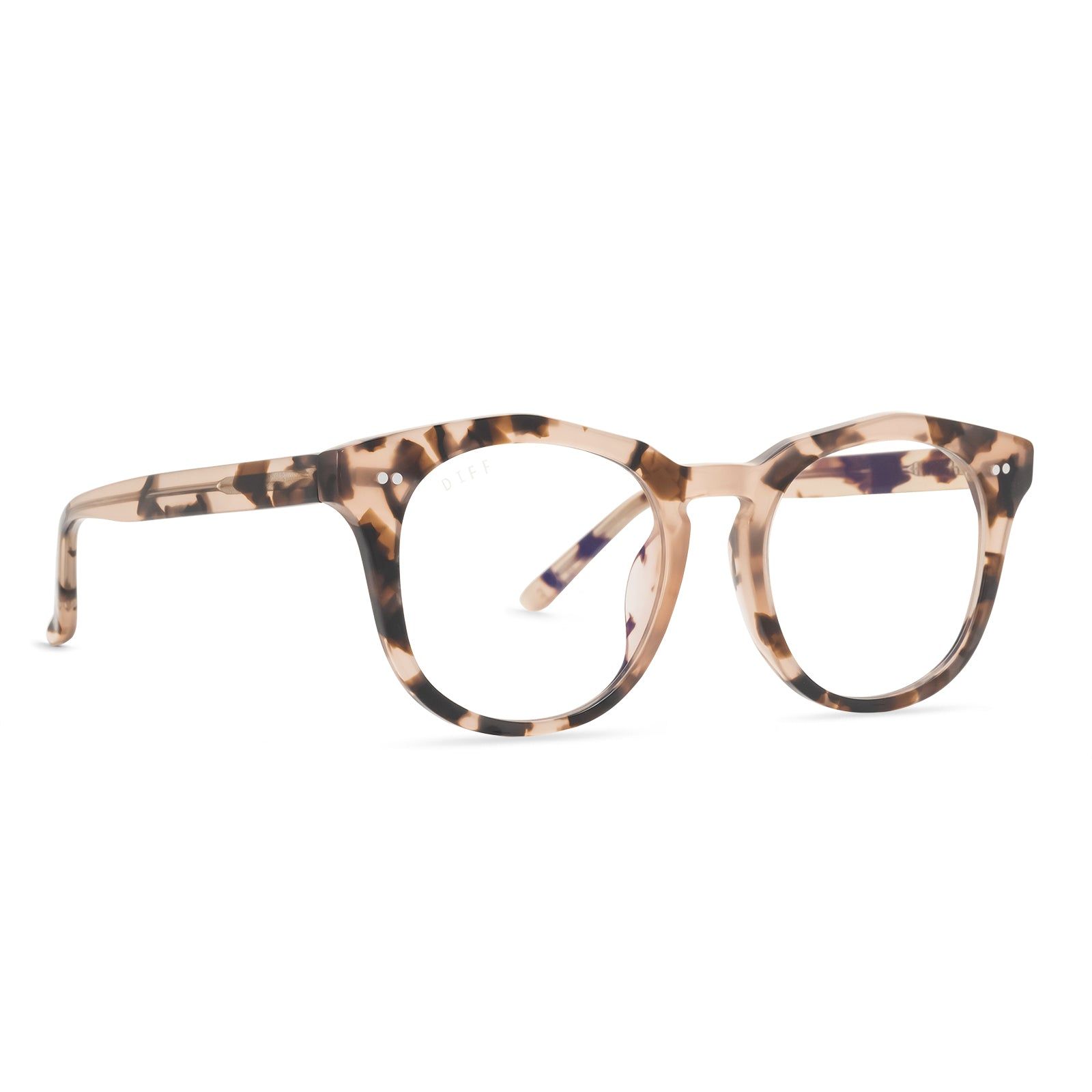 WESTON - HIMALAYAN TORTOISE + CLEAR GLASSES sold by Diff Eyewear product image thumbnail 2