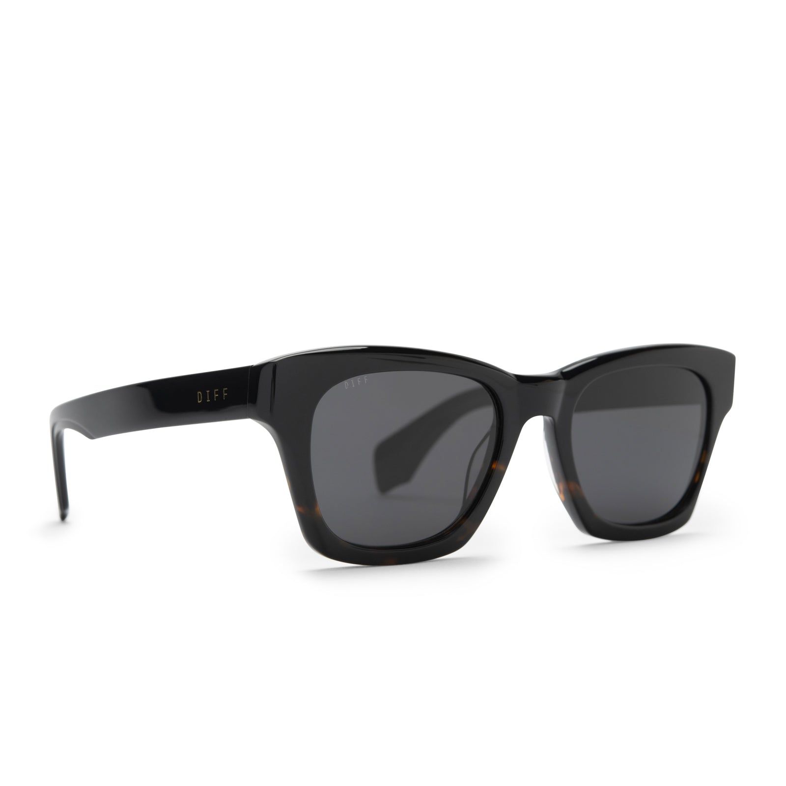 DEAN - SHADOW TORTOISE + GREY POLARIZED SUNGLASSES sold by Diff Eyewear product image thumbnail 2