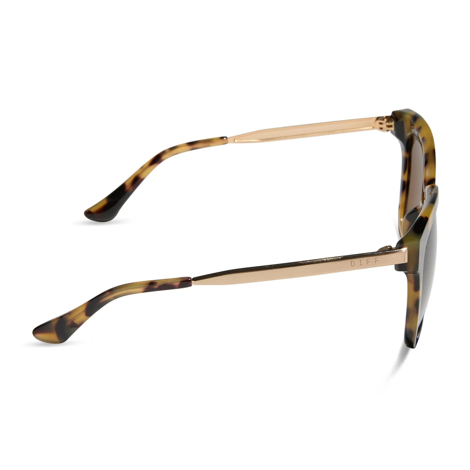 BELLA - BROWN KOMBU + BROWN + POLARIZED SUNGLASSES sold by Diff Eyewear product image thumbnail 3