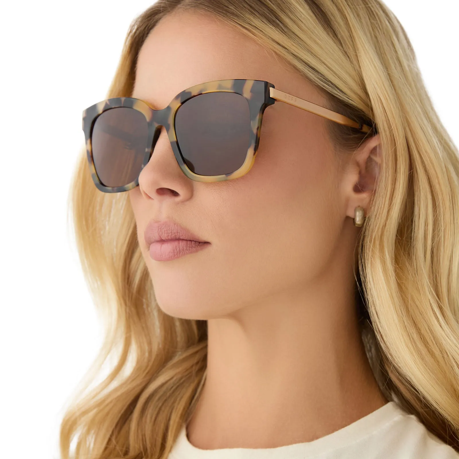 BELLA - BROWN KOMBU + BROWN + POLARIZED SUNGLASSES sold by Diff Eyewear product image thumbnail 5