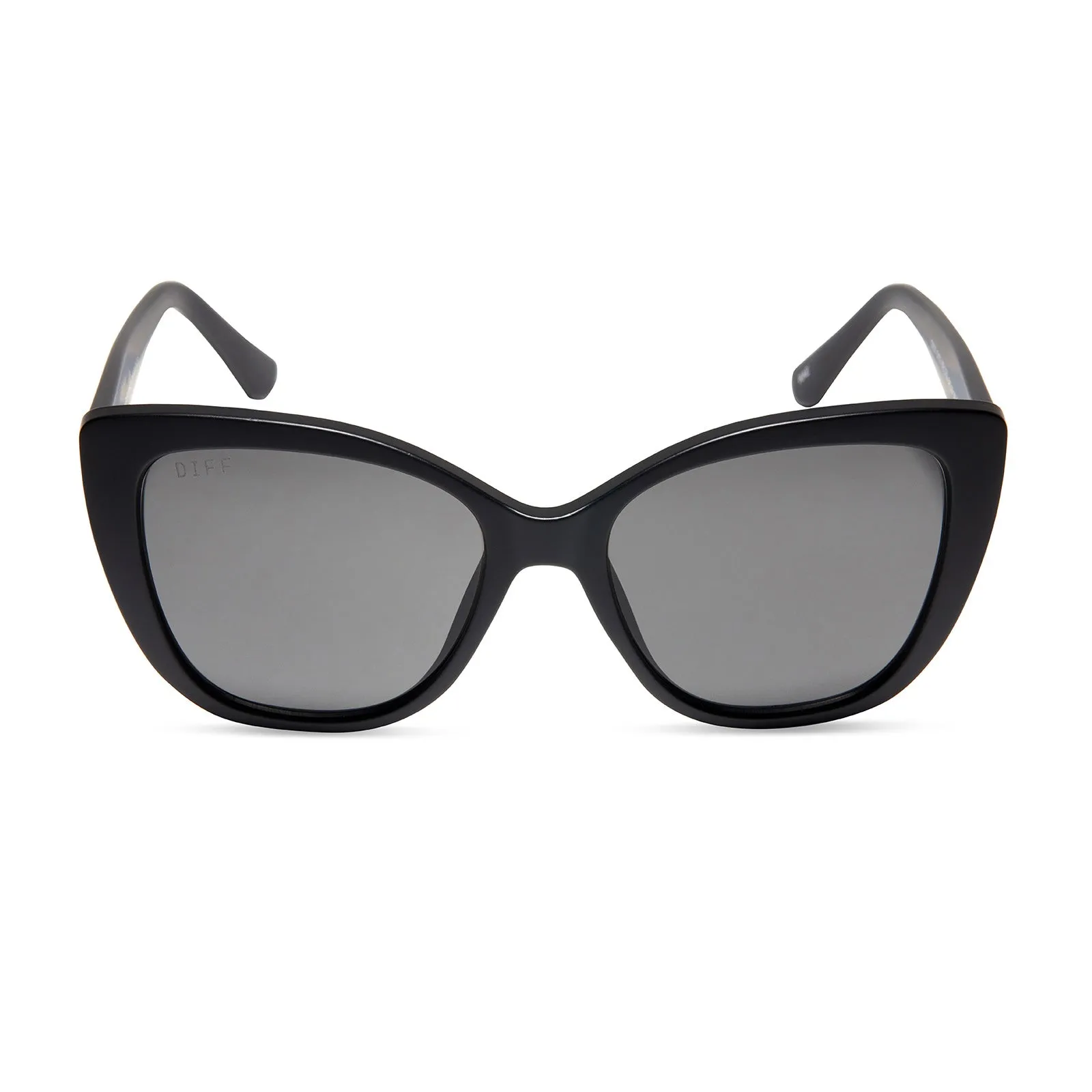 RAE - MATTE BLACK + GREY SUNGLASSES sold by Diff Eyewear