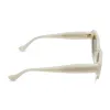 MARGOT - MERINGUE + BROWN + POLARIZED SUNGLASSES sold by Diff Eyewear
