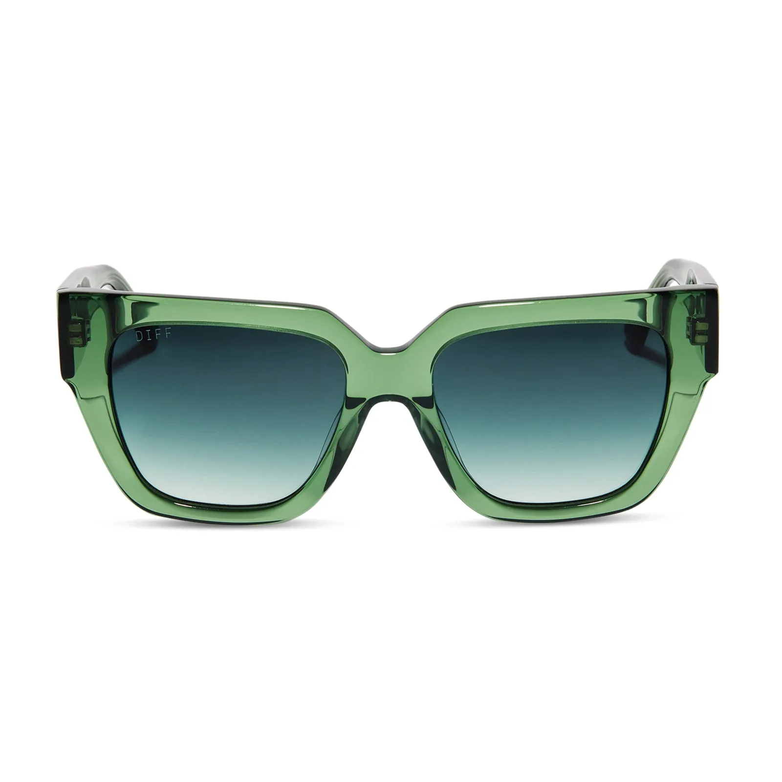 REMI II - SAGE CRYSTAL + G15 GRADIENT SUNGLASSES sold by Diff Eyewear