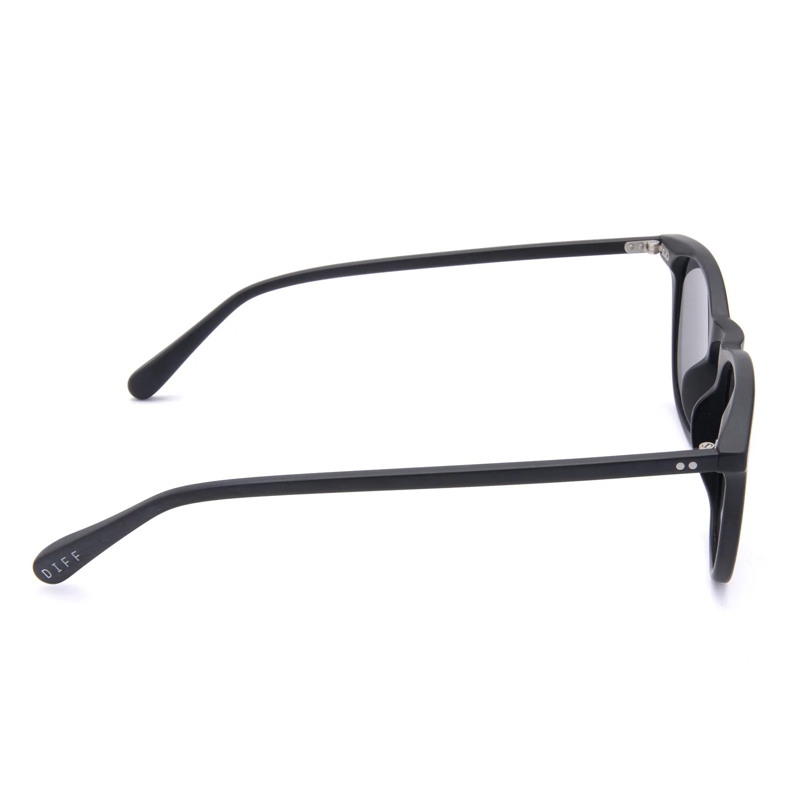 MAXWELL - MATTE BLACK + GREY POLARIZED SUNGLASSES sold by Diff Eyewear product image thumbnail 4